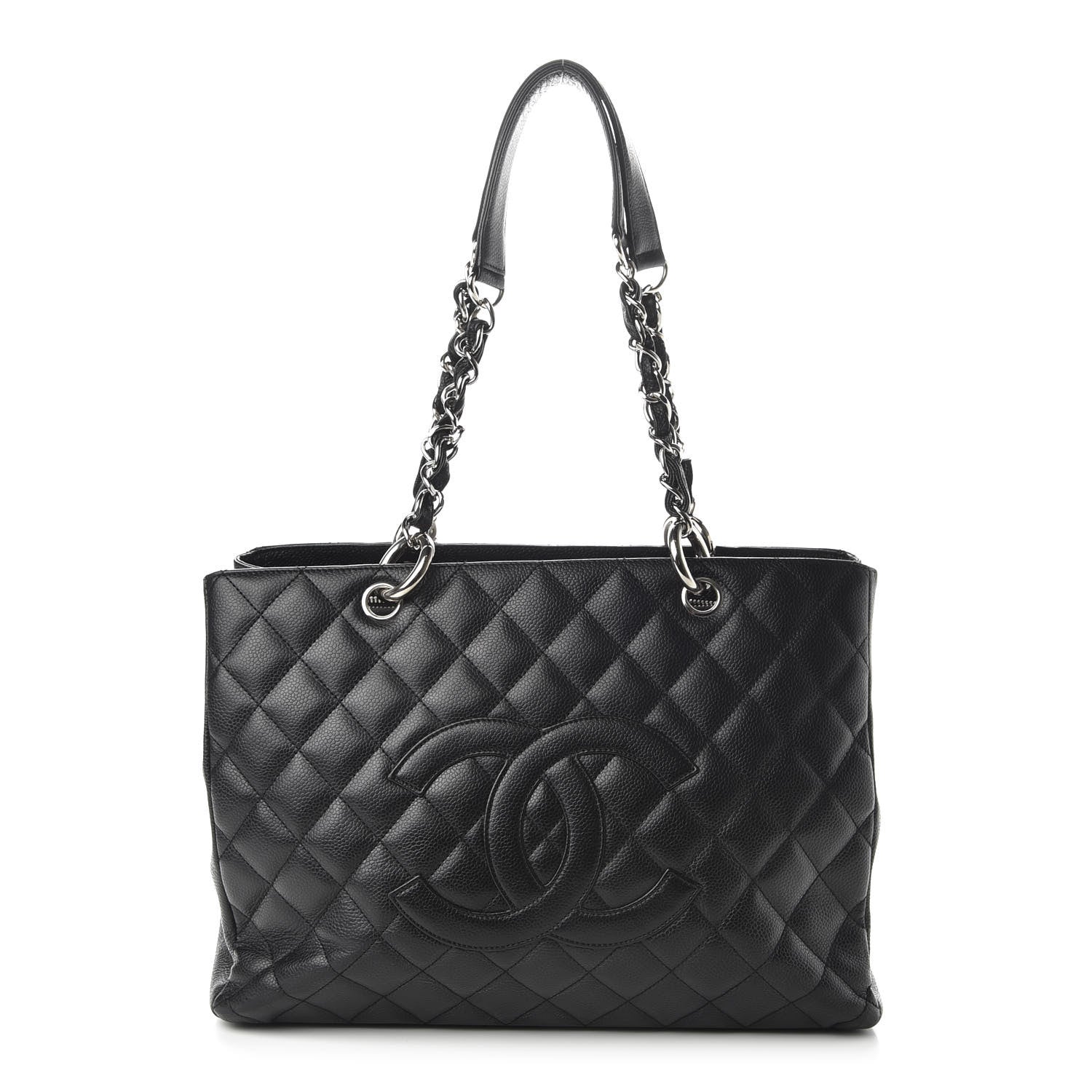 Chanel Caviar Quilted Grand Shopping Tote GST Black 1 of 10