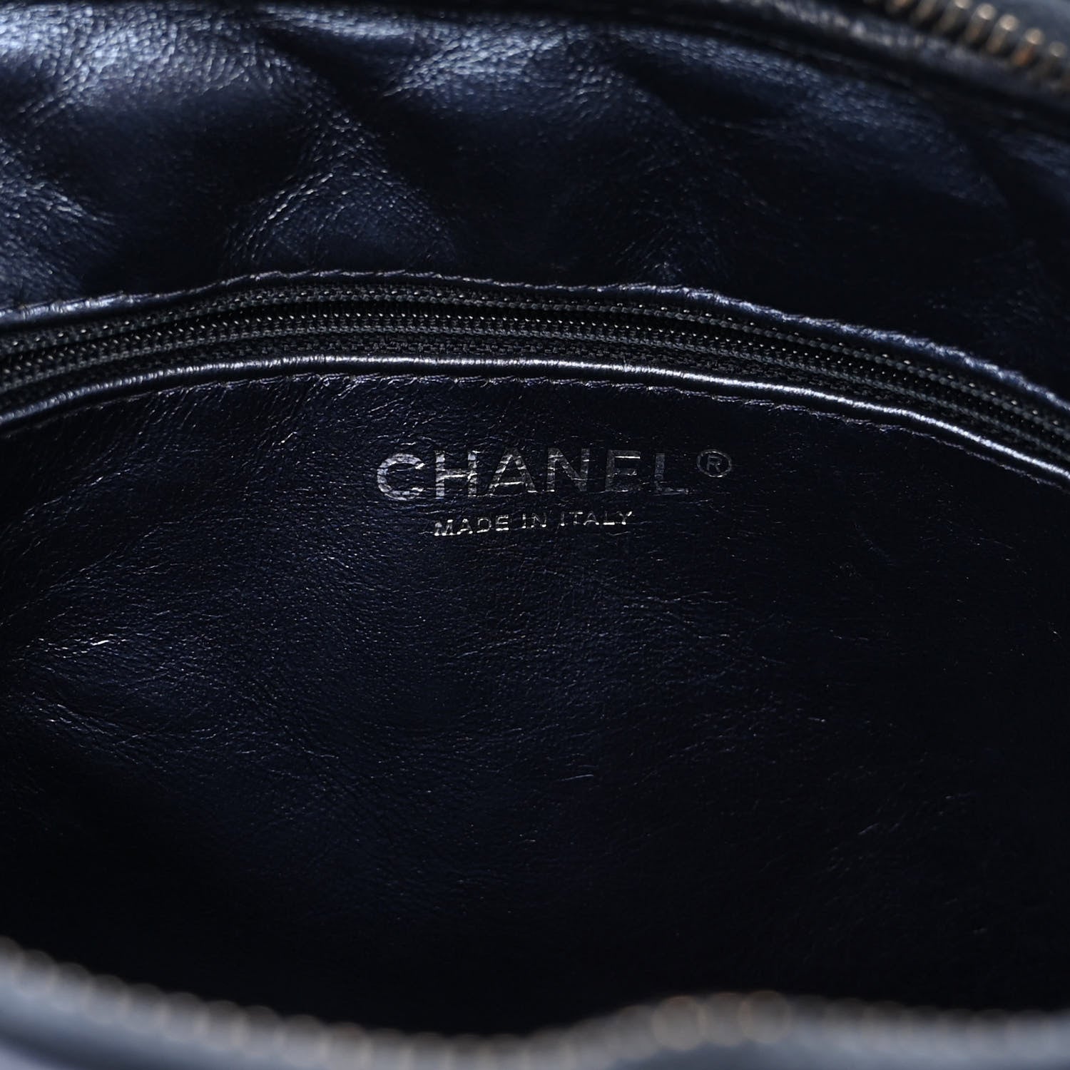 Chanel Metallic Aged Calfskin Quilted Medium Reissue Camera Case Bag Blue 6 of 9