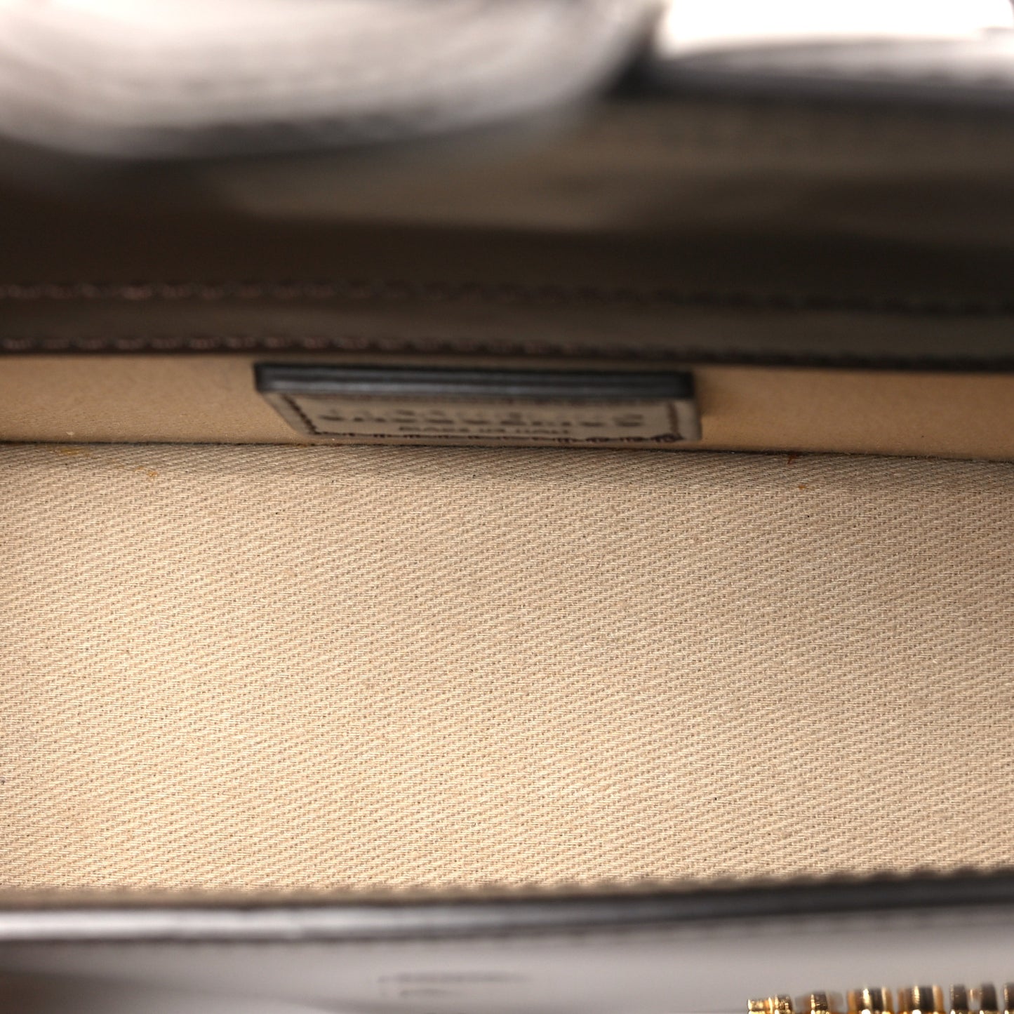 Glazed Calfskin Le Bambino Dark Brown