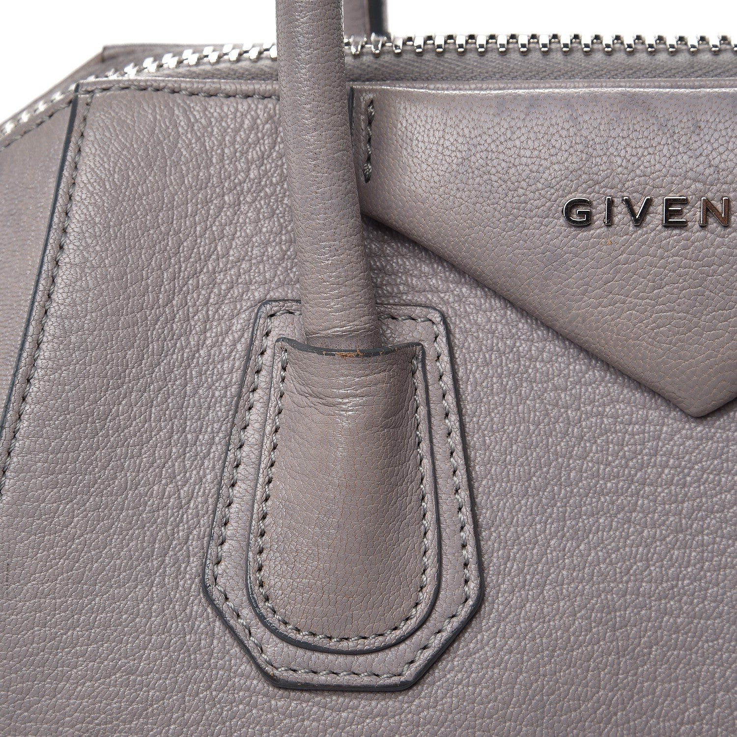 Givenchy Sugar Goatskin Small Antigona Pearl Grey 8 of 22