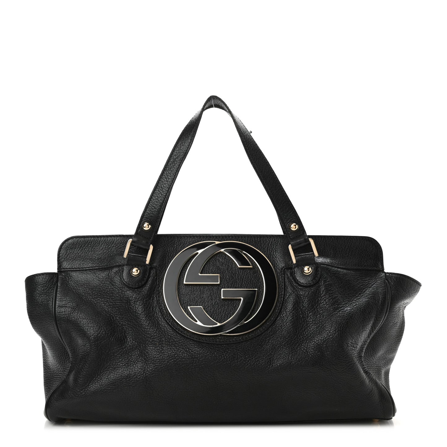 Calfskin Blondie Satchel Black