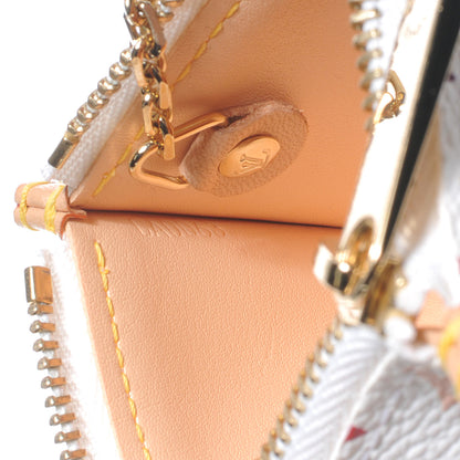 Louis Vuitton Monogram Multicolor Key Pouch White 8 of 8