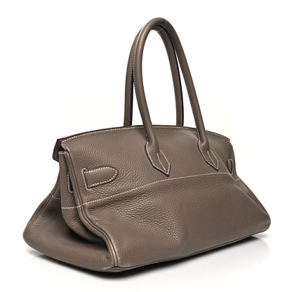 Hermes Taurillon Clemence JPG Birkin 42 Etoupe 3 of 20