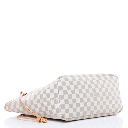 Louis Vuitton Damier Azur Neo Neverfull MM Rose Ballerine 4 of 14