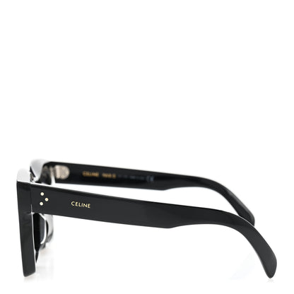 Celine Acetate Square Sunglasses CL401301 Black 3 of 9
