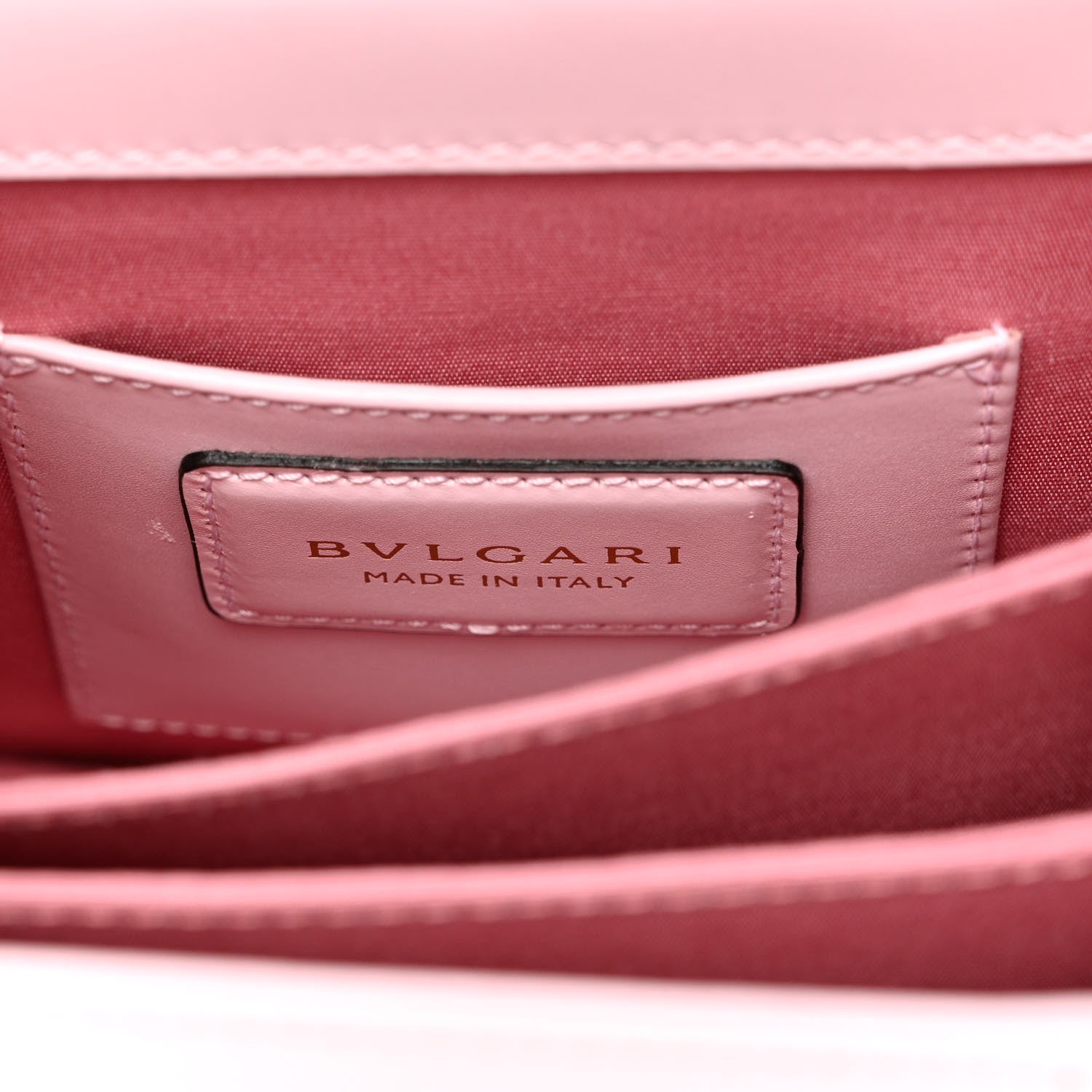 Bulgari Calfskin Serpenti Forever Top Handle Light Pink 5 of 8
