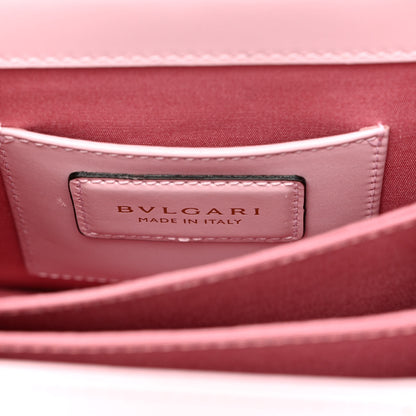 Bulgari Calfskin Serpenti Forever Top Handle Light Pink 5 of 8