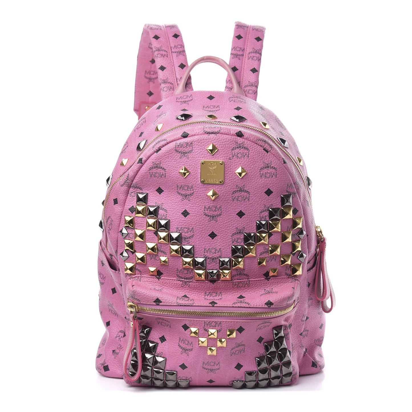 Visetos Studded Medium Stark M Backpack Pink