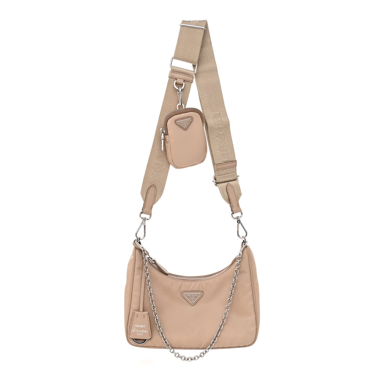 Prada Nylon Re-Edition 2005 Shoulder Bag Deserto 1 of 10