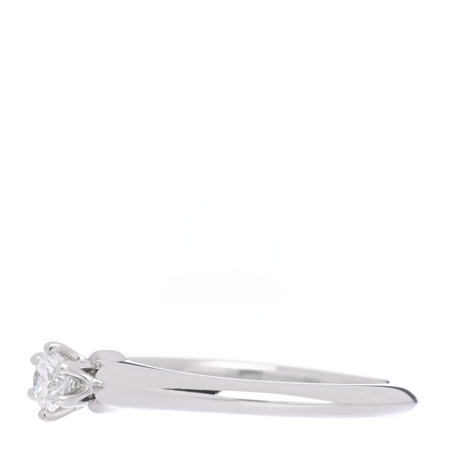 Platinum Diamond .18ct Solitaire Ring 51 5.75