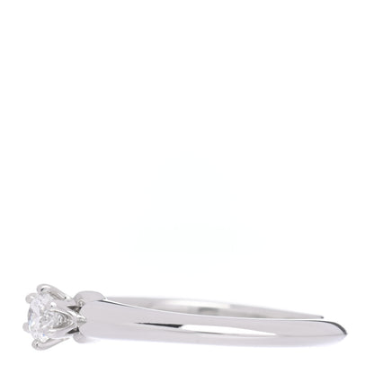Tiffany Platinum Diamond .18ct Solitaire Ring 51 5.75 3 of 7