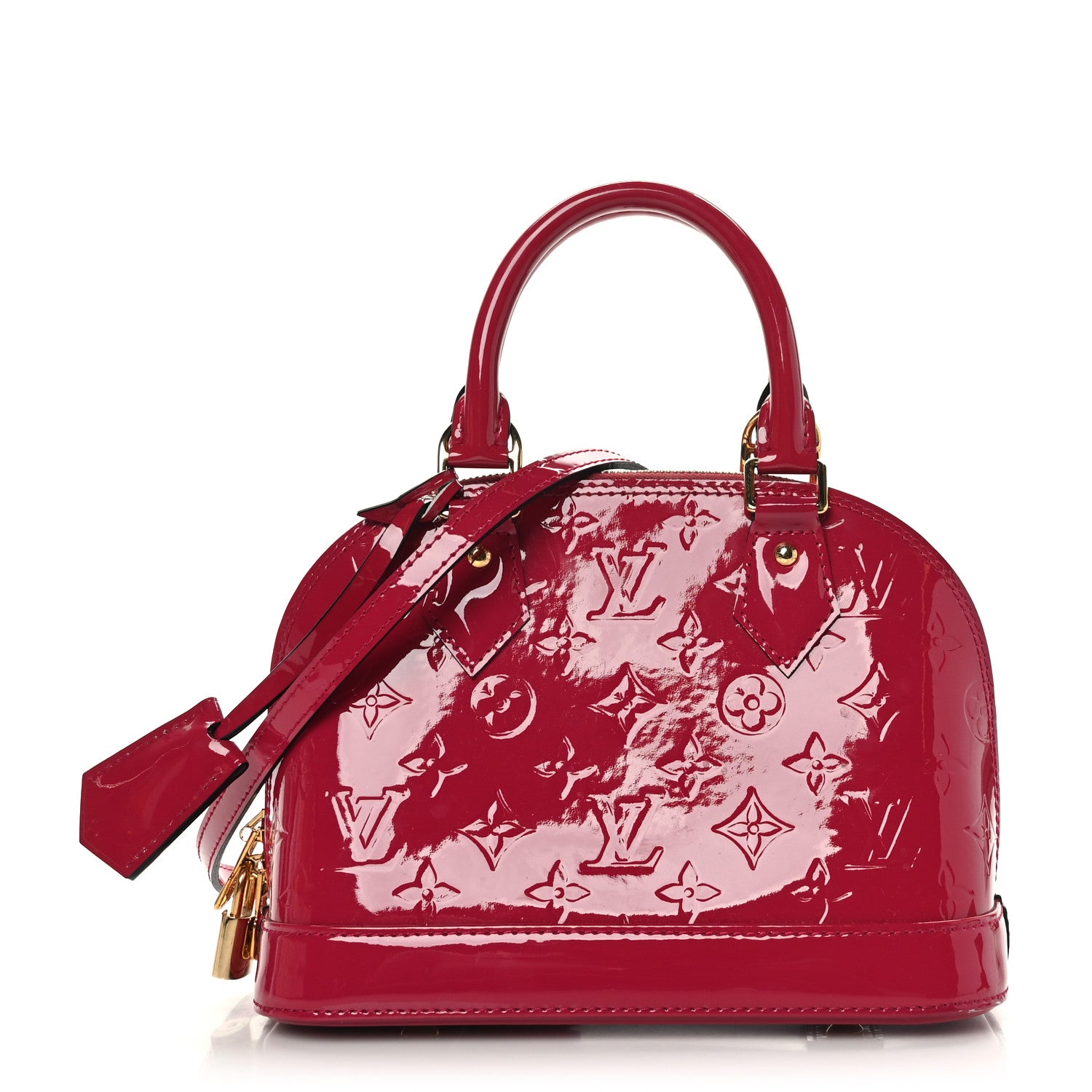 Louis Vuitton Vernis Alma BB Rose Indien 1 of 8