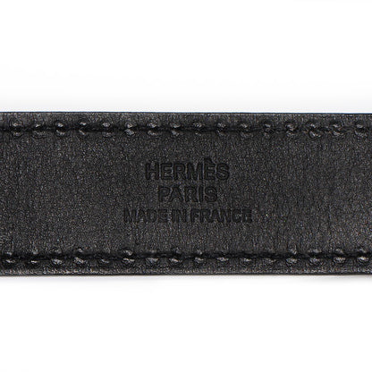 Hermes Chamonix Leather Night Bracelet Black Small 4 of 7