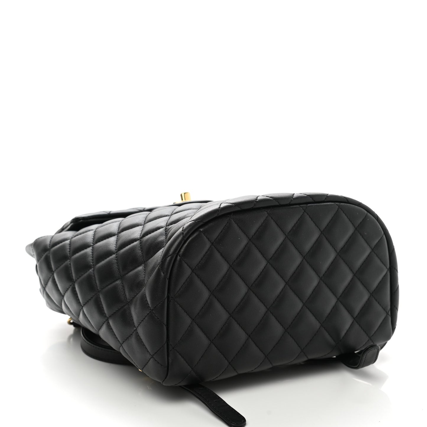 Lambskin Quilted Small Urban Spirit Backpack Black