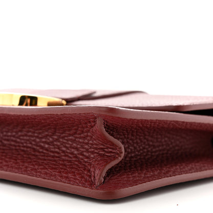 Christian Dior Grained Calfskin 30 Montaigne Flap Bag Red Brick 10 of 11
