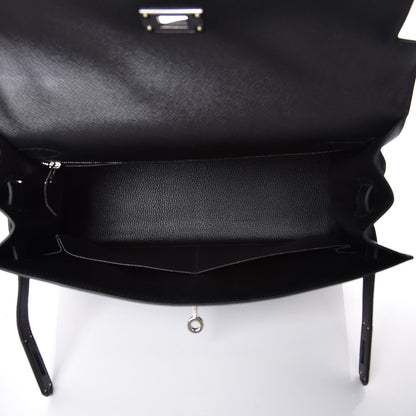 Hermes Epsom Kelly Sellier 32 Black 8 of 35