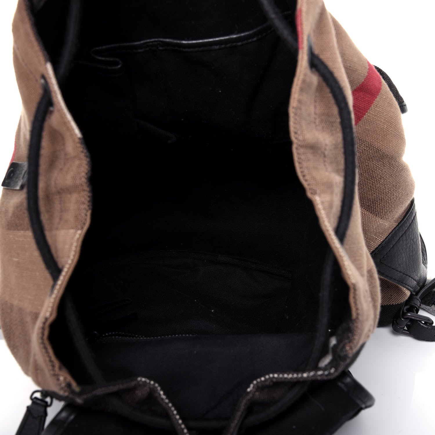 Burberry Canvas Mega Check Korbin Backpack Camel 4 of 20
