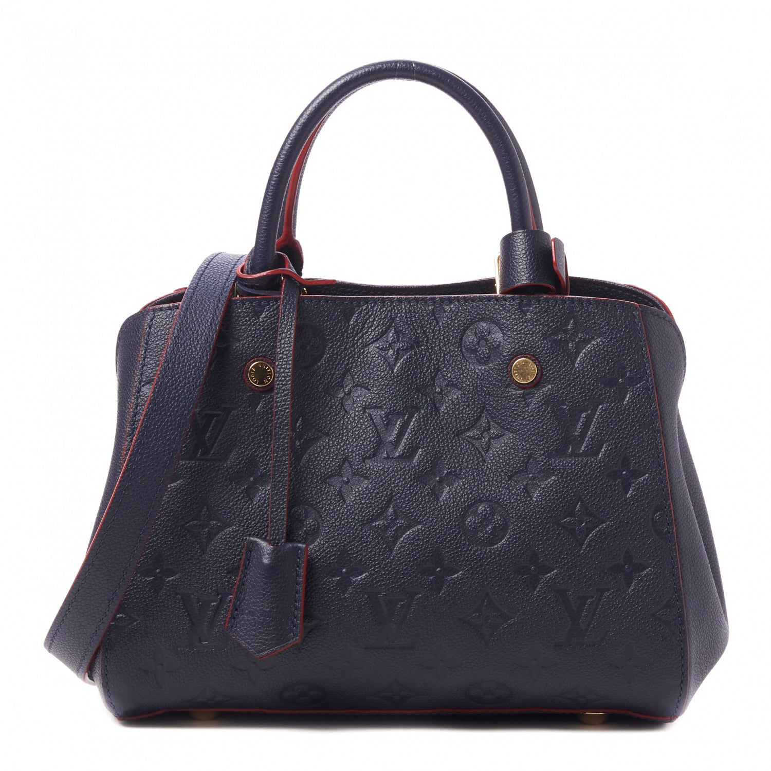 Louis Vuitton Empreinte Montaigne BB Marine Rouge 1 of 8