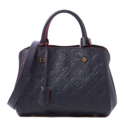 Louis Vuitton Empreinte Montaigne BB Marine Rouge 1 of 8