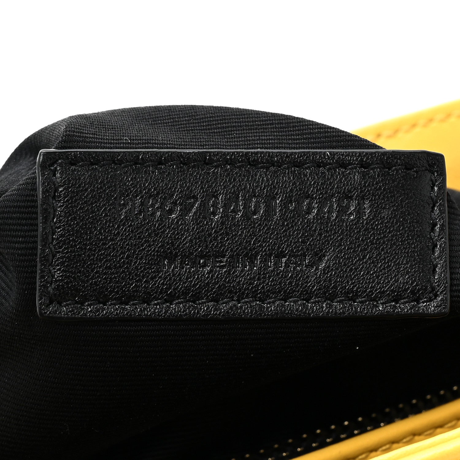 Saint Laurent Calfskin Y Quilted Monogram Toy Loulou Crossbody Bag Sunflower 8 of 10