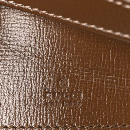 Gucci GG Supreme Monogram Azalea Calfskin Web Mini Jackie 1961 Hobo Beige Ebony Brown Sugar 6 of 10