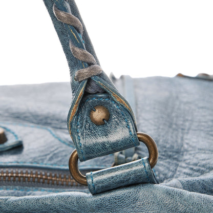 Balenciaga Agneau Classic Hardware City Bleu Paon 8 of 12