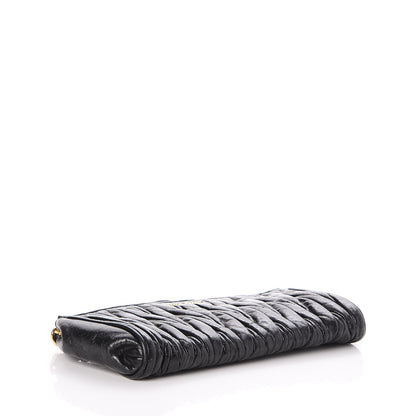 Miu Miu Nappa Matelasse Clutch Nero Black 4 of 8