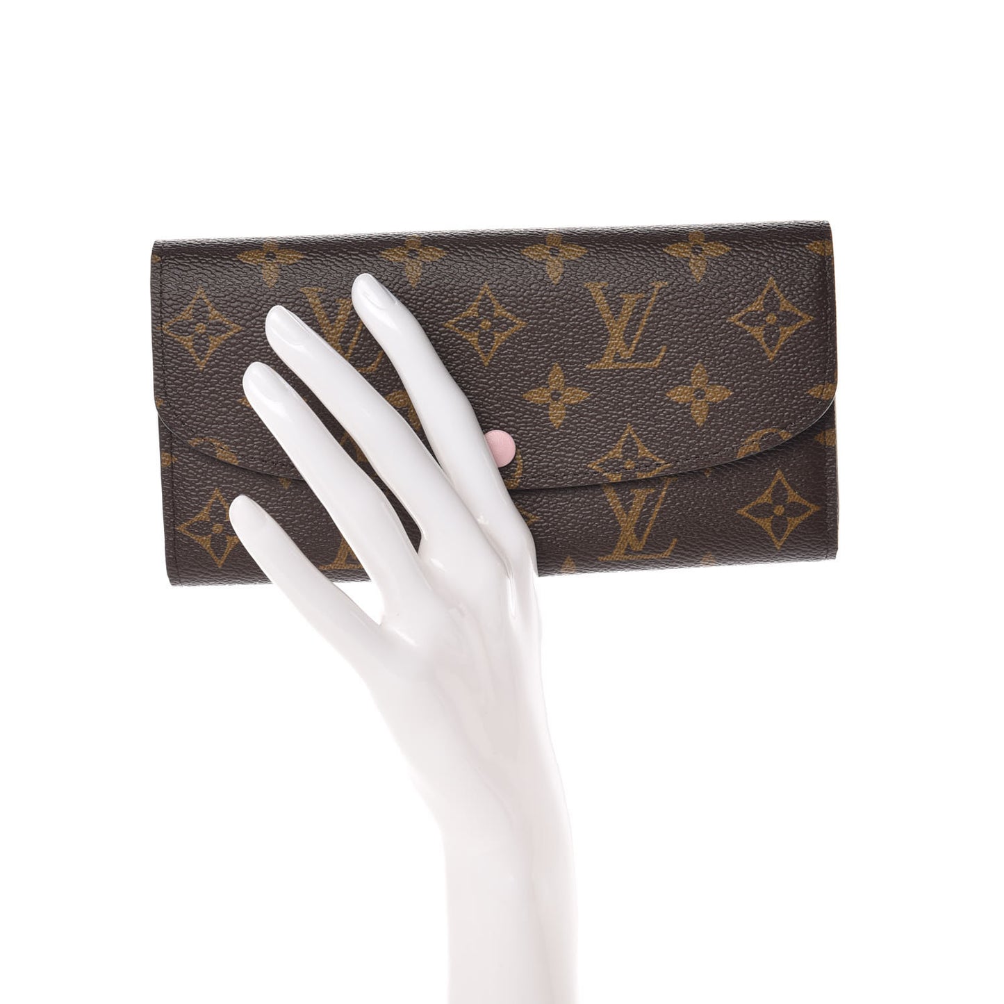 Monogram Emilie Wallet Rose Ballerine
