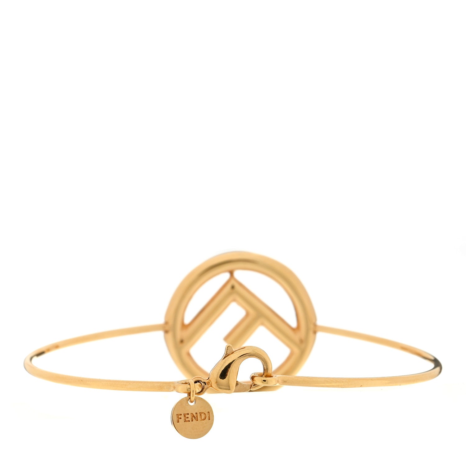 Fendi F Is Fendi Metal Bracelet L Gold 3 of 5