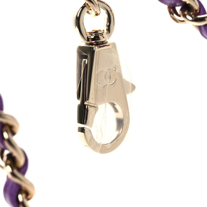Chanel Caviar Quilted Mini Coco Handle Flap Purple 14 of 14