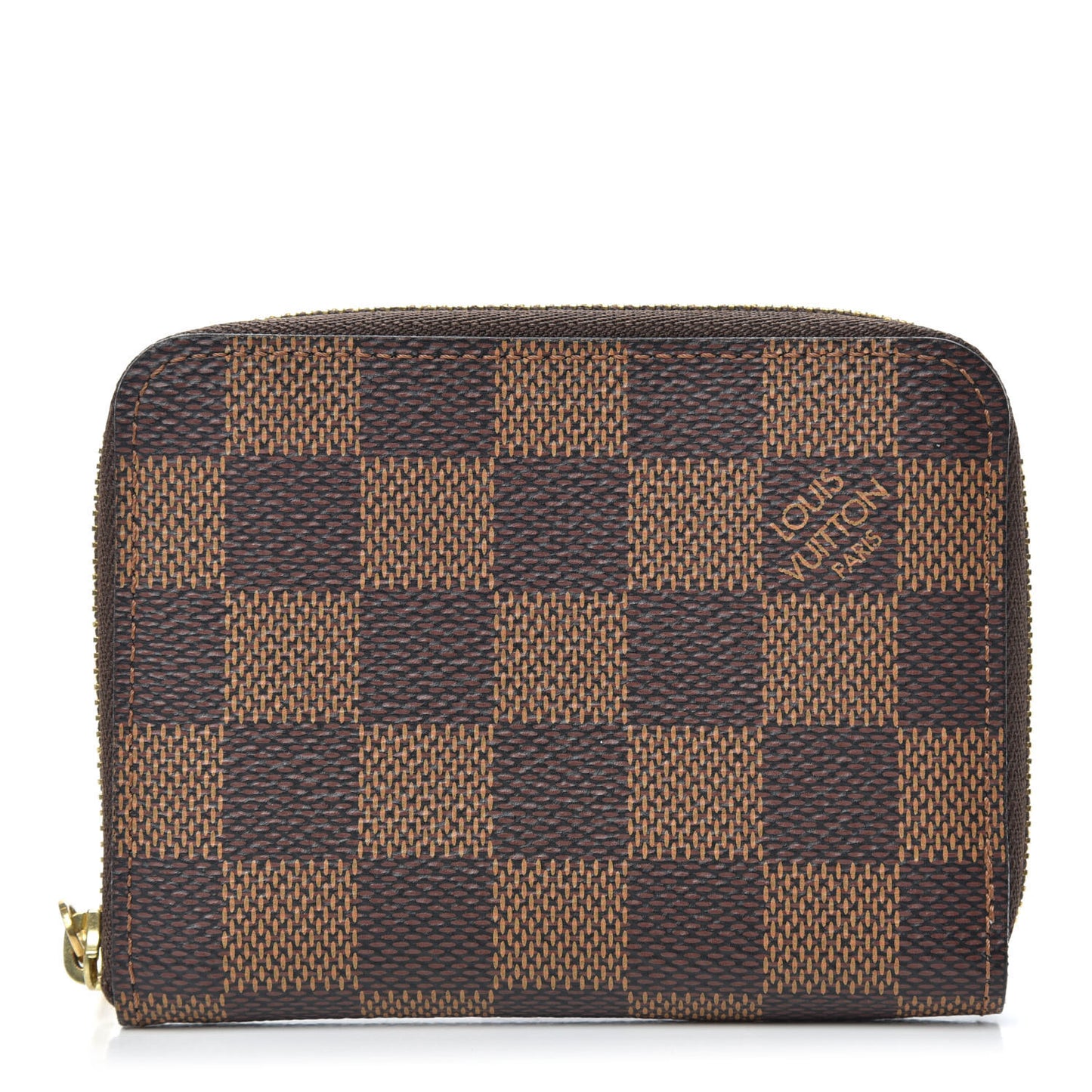 Damier Ebene Zippy Coin Purse Rose Ballerine