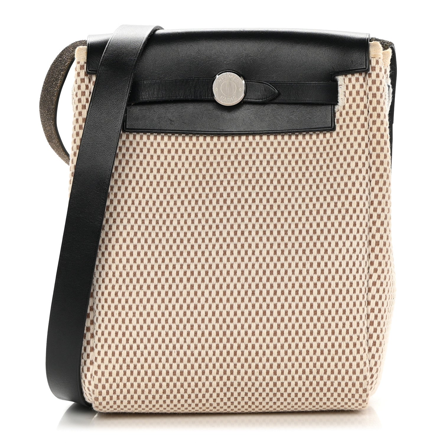 Hermes Toile Herbag TPM Natural Black 1 of 13