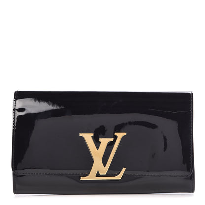 Louis Vuitton Patent Louise Clutch Black 1 of 9