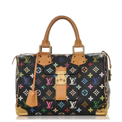 Louis Vuitton Monogram Multicolor Speedy 30 Black 1 of 9