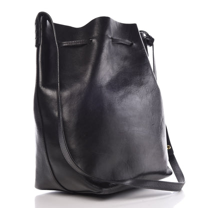 Mansur Gavriel Vegetable Tanned Calfskin Bucket Bag Black 4 of 12