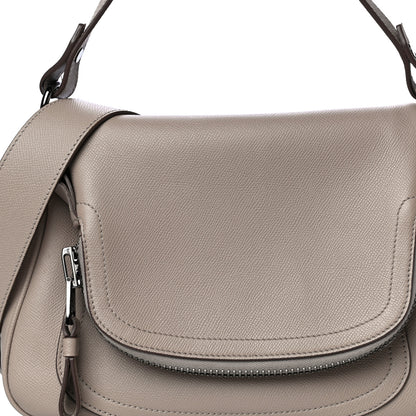 Tom Ford Calfskin Medium Jennifer Crossbody Silk Taupe 8 of 18
