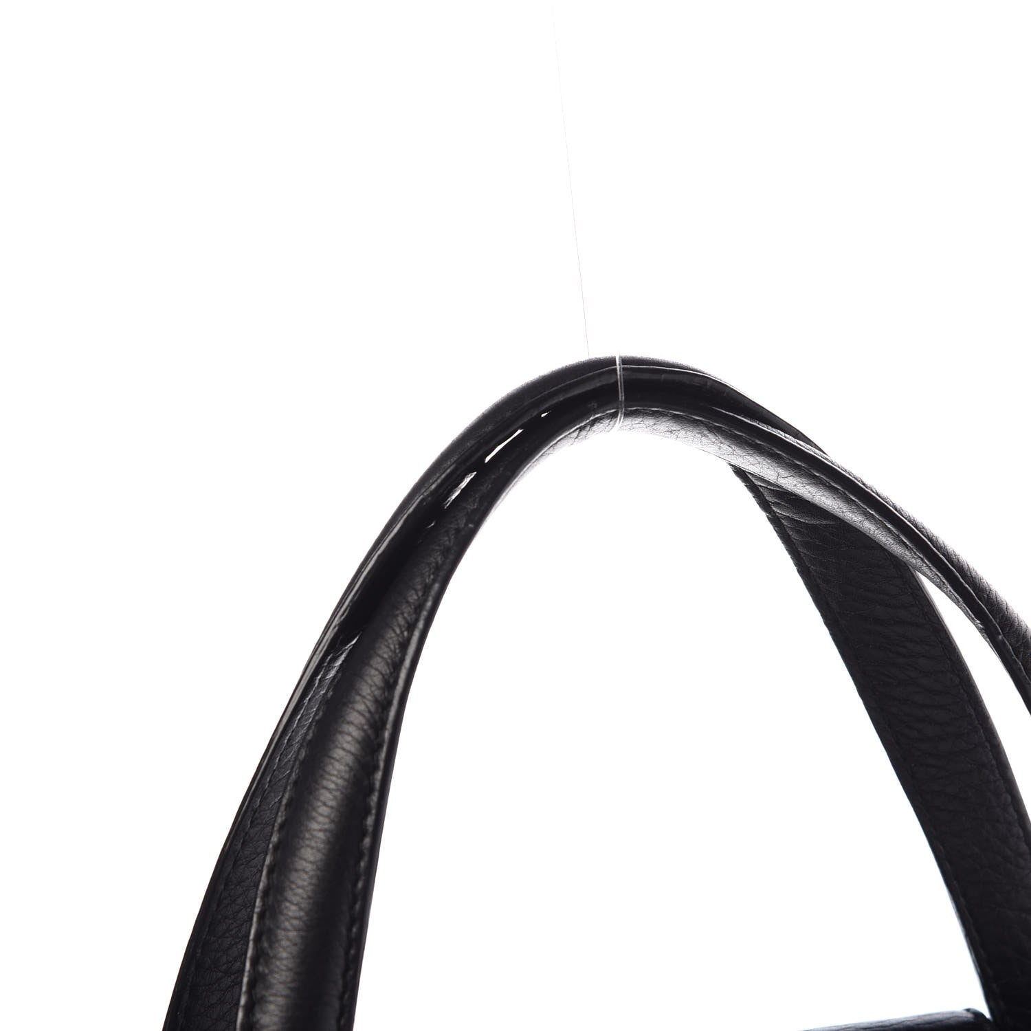 Gucci Pebbled Calfskin Medium 1973 Top Handle Satchel Black 12 of 12