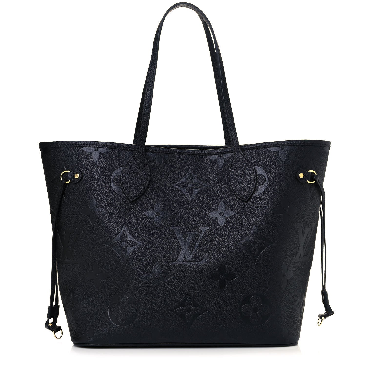 Louis Vuitton Empreinte Monogram Giant Neverfull MM Black 1 of 7