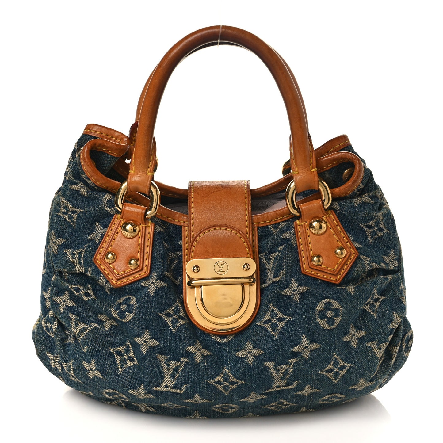 Monogram Denim Pleaty Blue