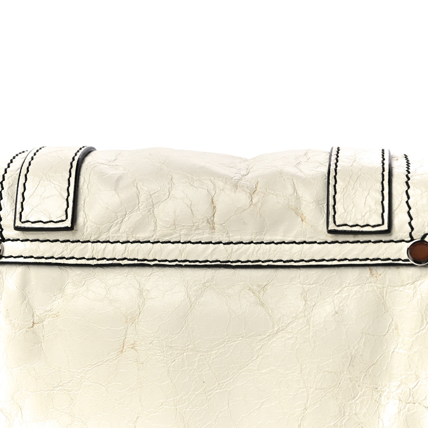 Proenza Schouler Crinkled Calfskin PS1 Mini Zip Crossbody White 16 of 17