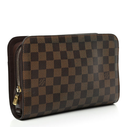 Louis Vuitton Damier Ebene Pochette Saint Louis Clutch 3 of 8