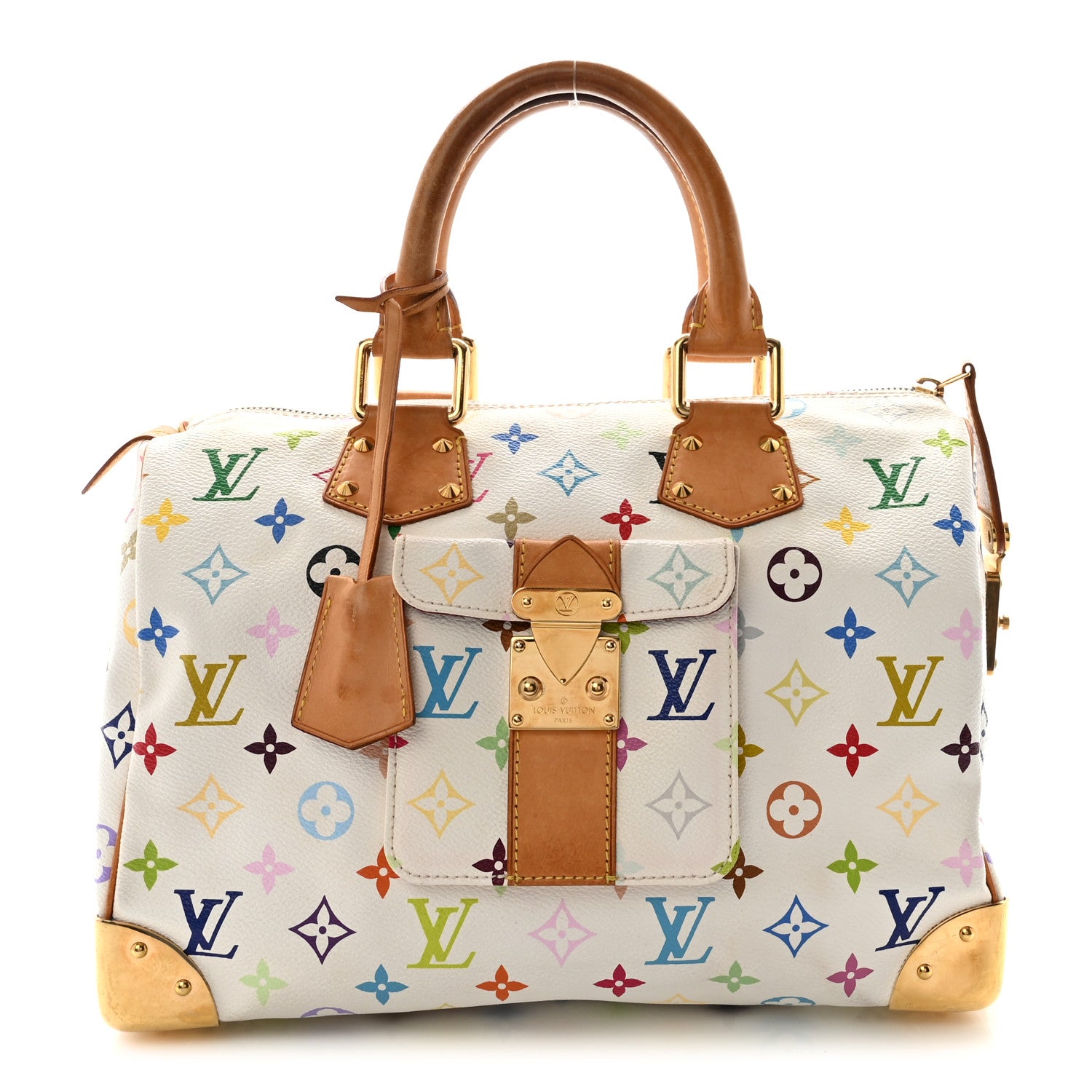 Louis Vuitton Monogram Multicolor Speedy 30 White 1 of 9