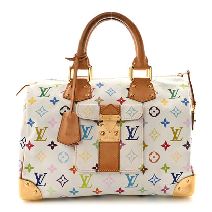 Louis Vuitton Monogram Multicolor Speedy 30 White 1 of 9