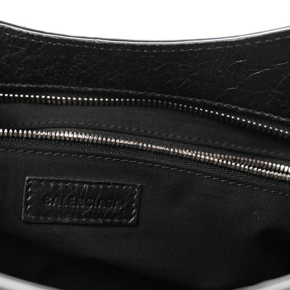 Balenciaga Agneau Arena Silver Hardware Medium Le City Black 6 of 10