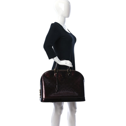 Louis Vuitton Vernis Alma GM XL Amarante 2 of 9