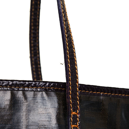 Fendi Zucca Spalmati Matrioska Large Roll Tote Tobacco Black 11 of 17