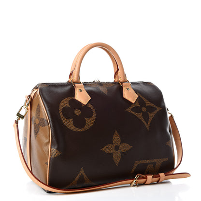 Louis Vuitton Reverse Monogram Giant Speedy Bandouliere 30 3 of 10