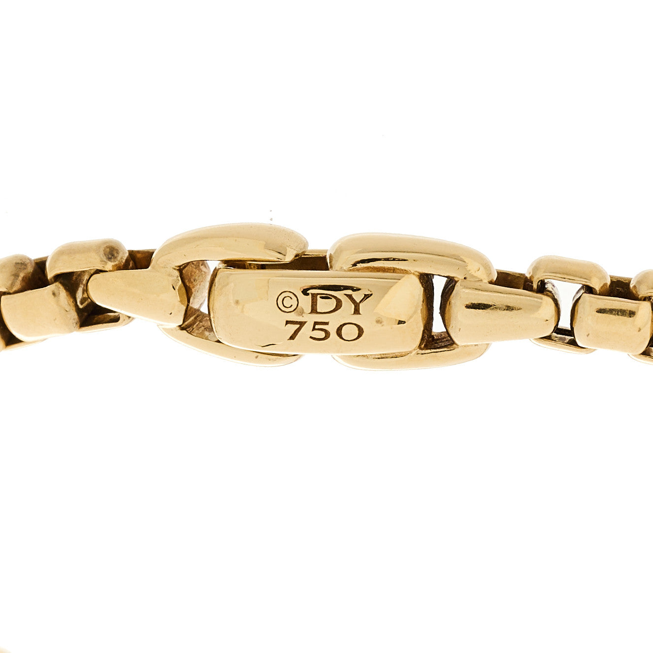 18K Yellow Gold 5mm Box Chain Bracelet