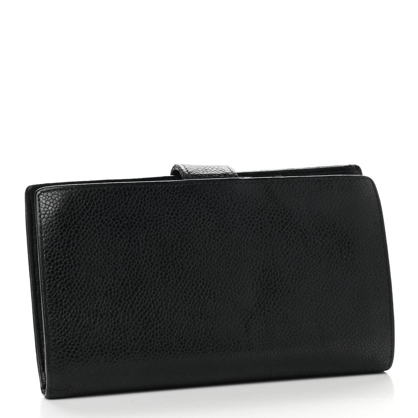 Caviar Timeless CC French Wallet Black