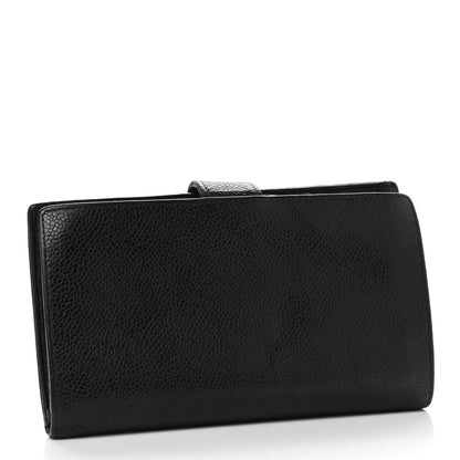 Chanel Caviar Timeless CC French Wallet Black 3 of 13